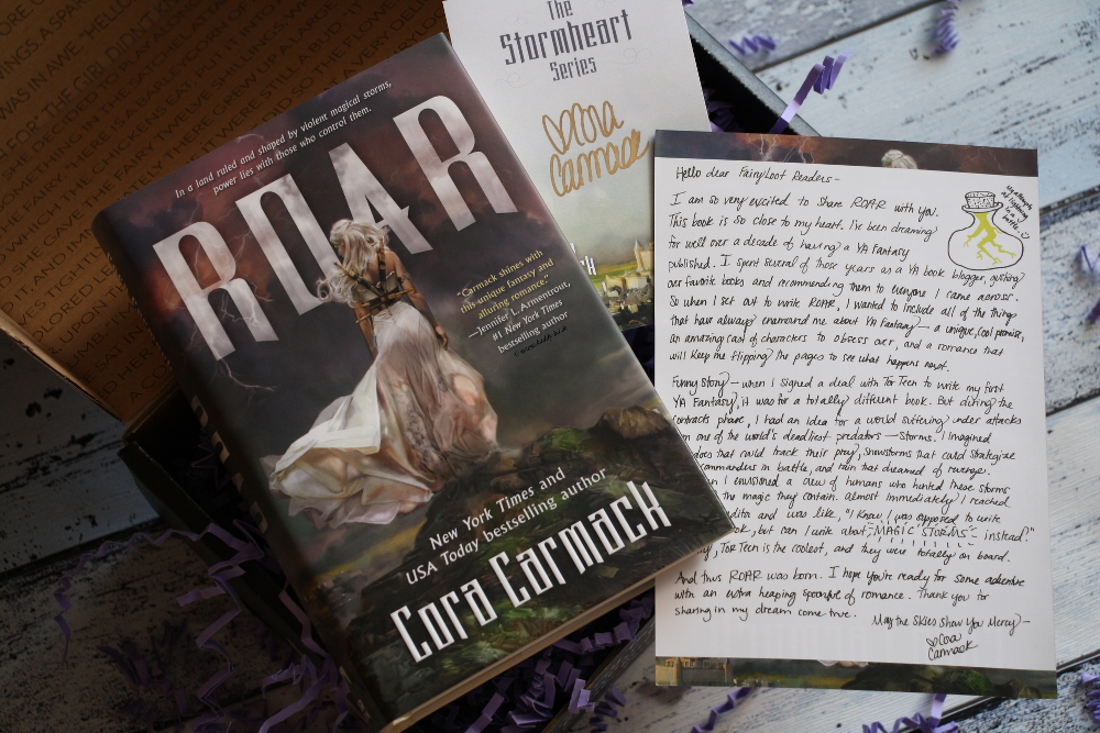 FairyLoot Unboxing Juni 2017 Elementalists Cora Carmack Roar