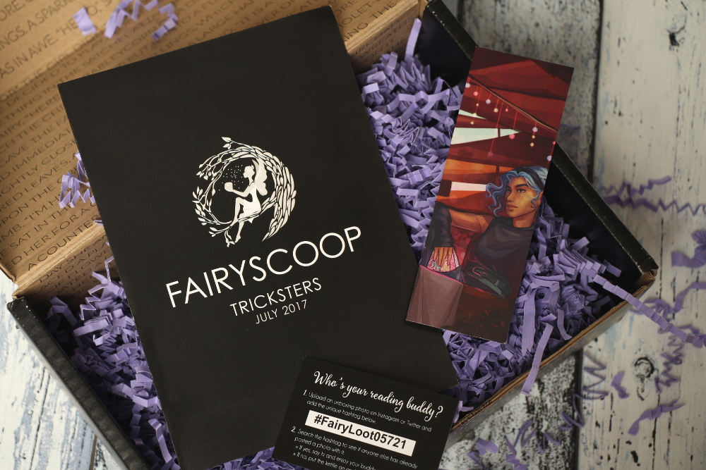 FairyLoot Unboxing Juli 2017 Tricksters FairyScoop Lesezeichen und Reading buddy